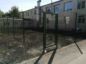 3D заборы для школы 15 метров фото в Краснодаре