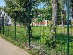 3D заборы для школы 90 метров фото в Краснодаре